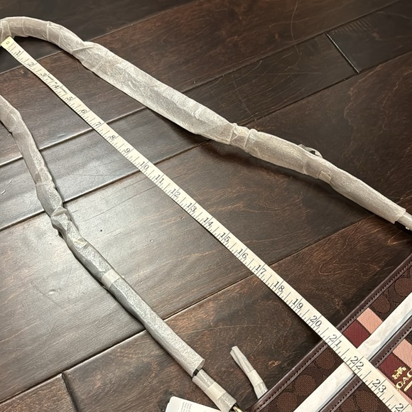 Coach signature logo monogram crossbody NWT - Picture 9 of 13